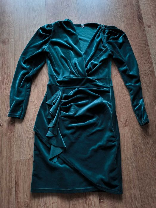 Zestaw 2 welurowych sukienek r. M