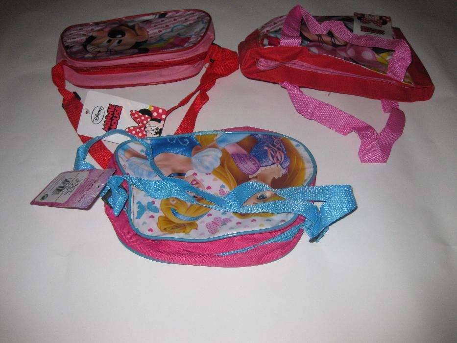 3 sacolas para criança/Minnie/Princesas/Artigo Novo!