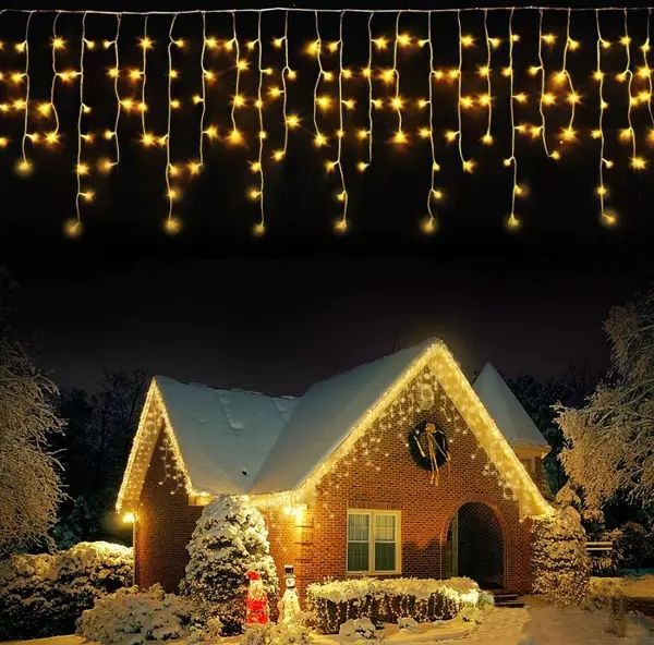 Гірлянда бахрома 14,5 м 23,5 м Польща роса мішура ялинка гирлянда