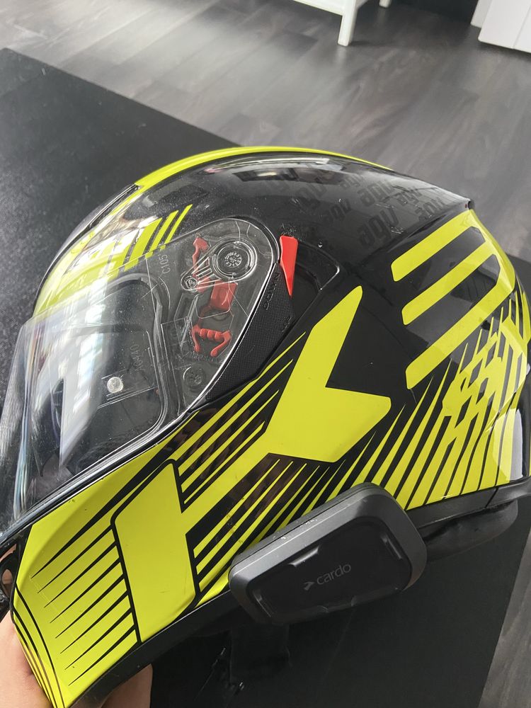 Kask motocyklowy AGV K3 SV + intercom CARDO