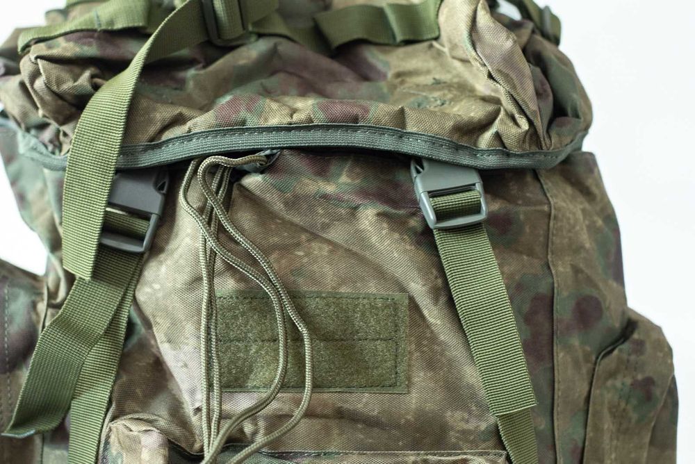 Duży Plecak Survivalowy 65L z Systemem Nośnym i Kamuflażem