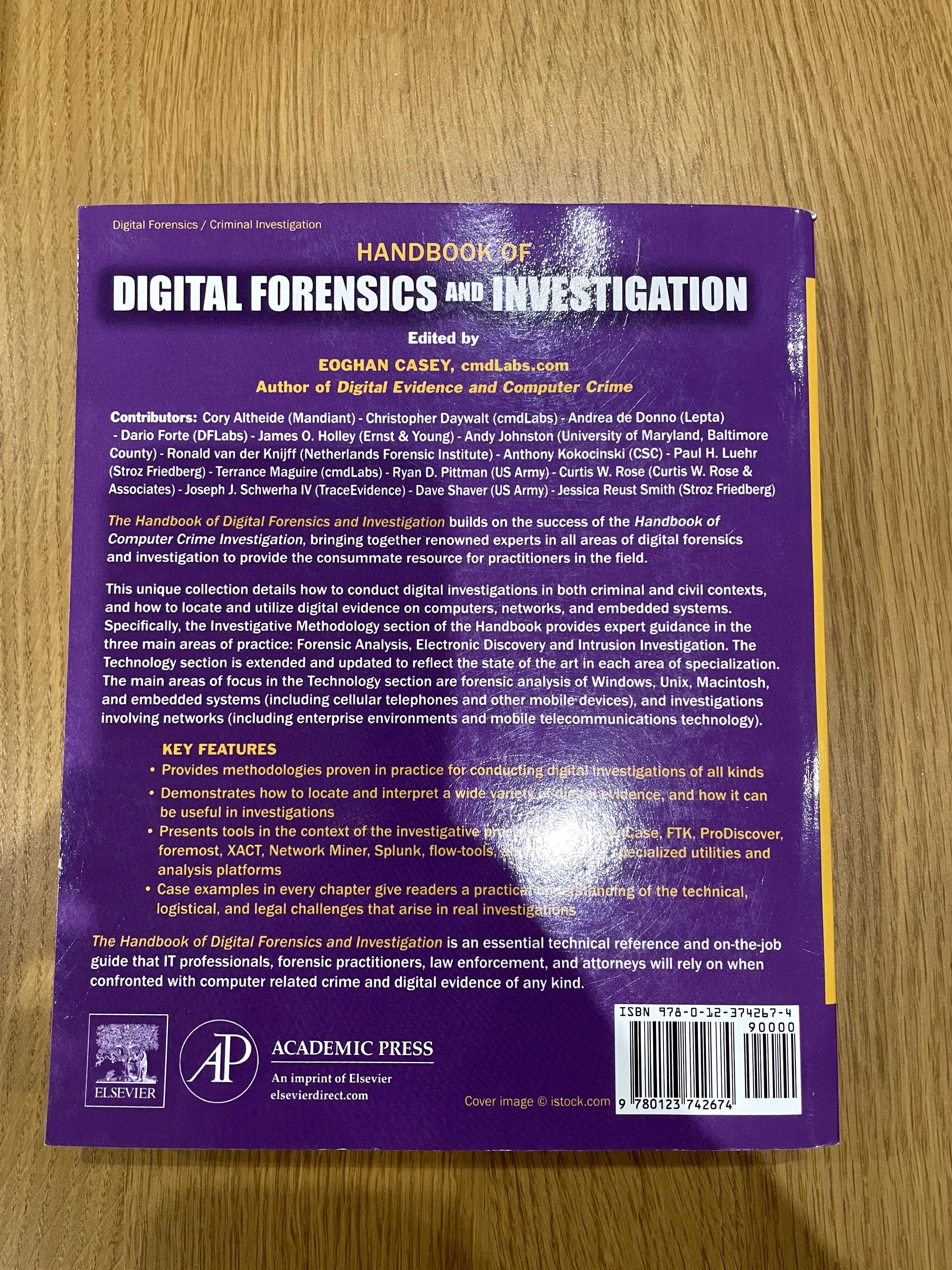Livros sobre Forense Digital e Crime Computacional - Novos