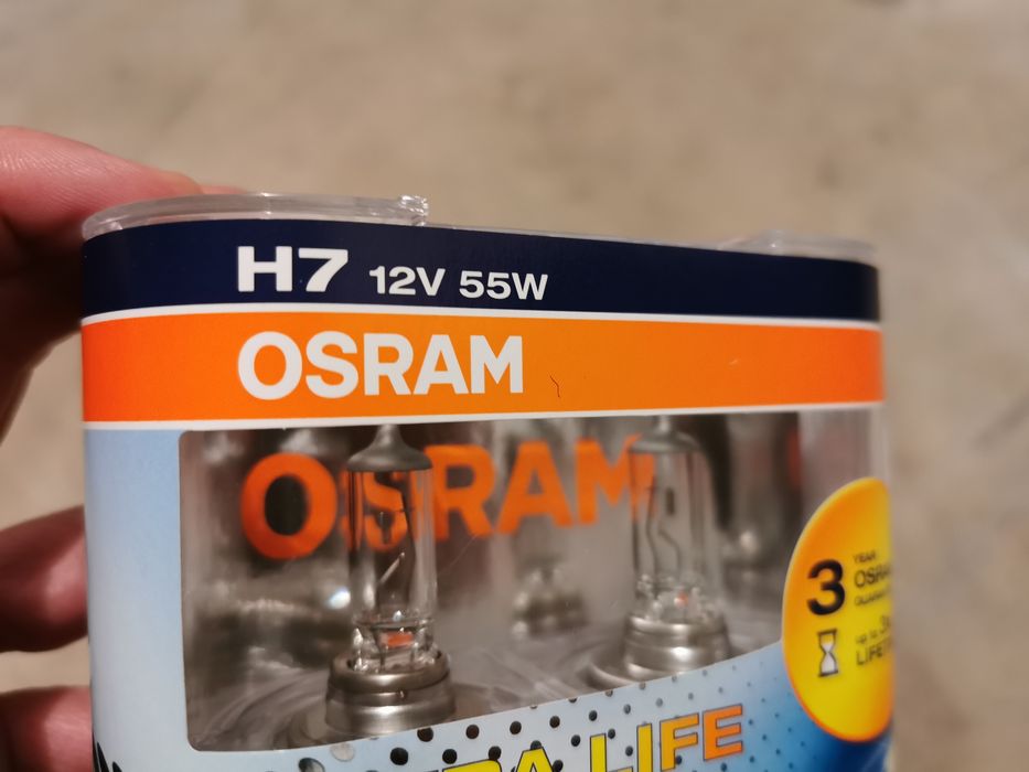 Lâmpadas OSRAM ultralife H7