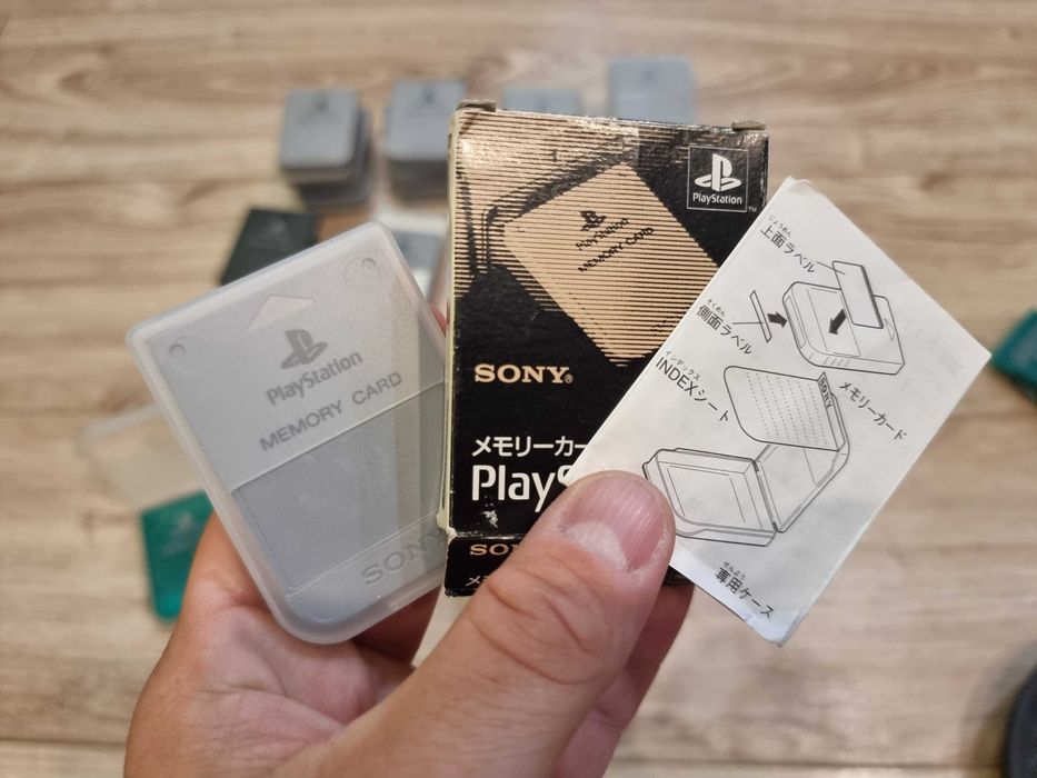 Oryginalna karta pamięci Playstation PSX PS1 SCPH-1020 + pudełko JAPAN
