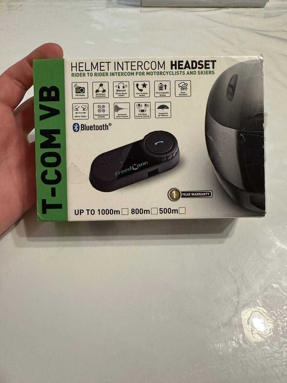 Мотогарнітура (Bluetooth) FreedConn T-COM-VB на шолом