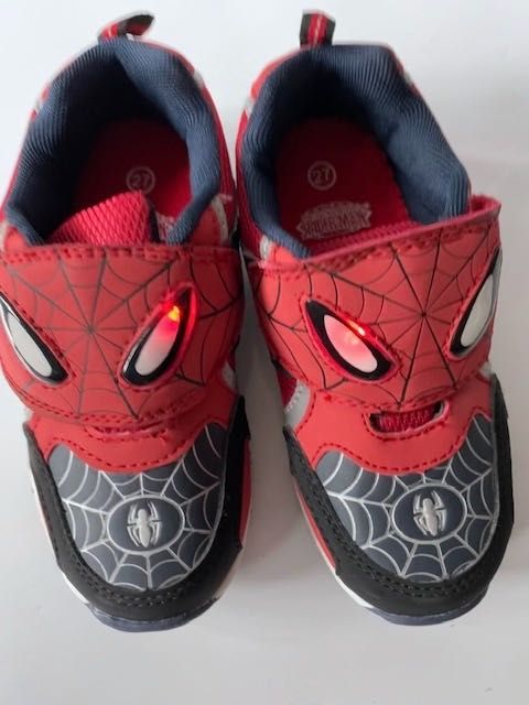 Spidermen, Spaidi buty świecące, Led, migające  NOWE rozmiar 27