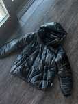 Czarna kurtka z kapturem black jacket Amisu newyorker