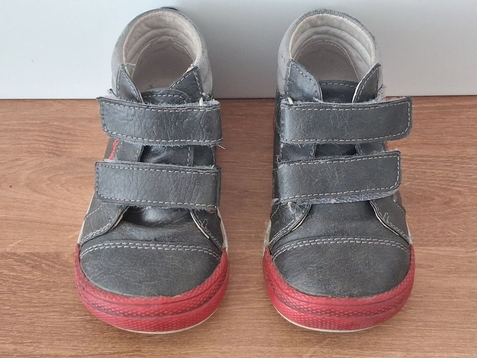 Buciki 23 skórzane trzewiki wiosenne buty dziecięce