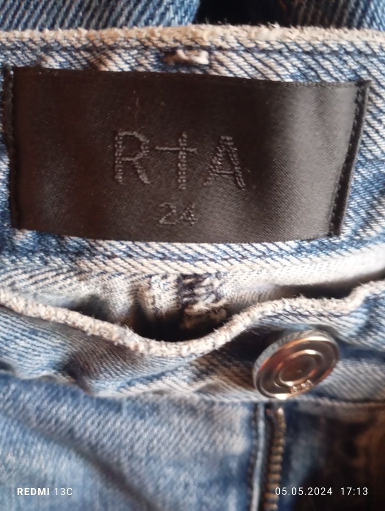 Джинсы RtA (road to Awe) made in USA