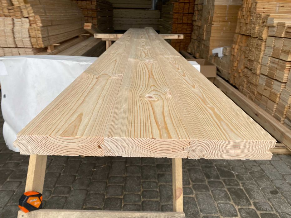 Дошка на підлогу Фальшбрус (Імітація)  Вагонка