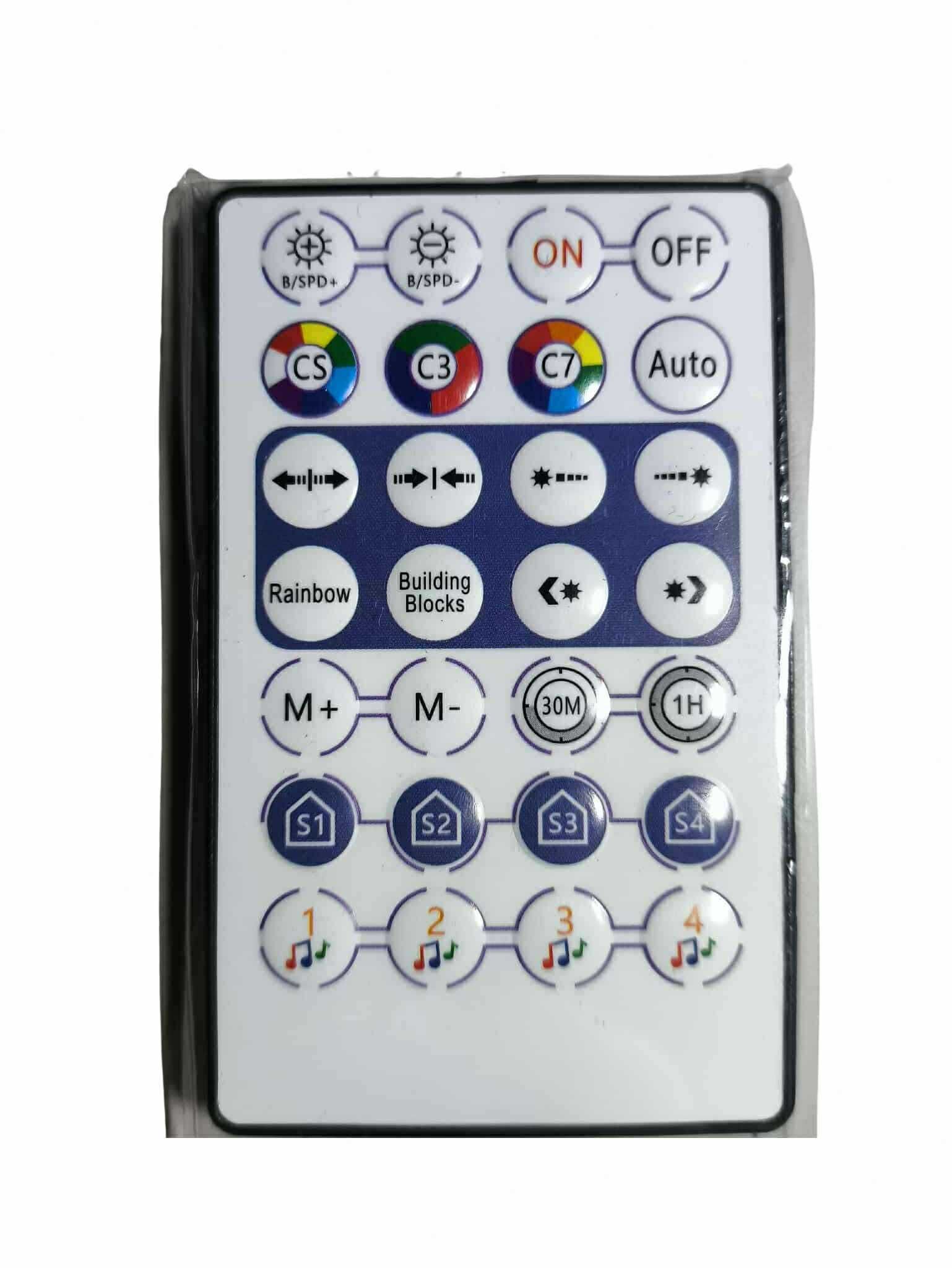 Sterownik Bluetooth Muzyczny do taśm cyfrowych WS2811 WS2812B Pilot