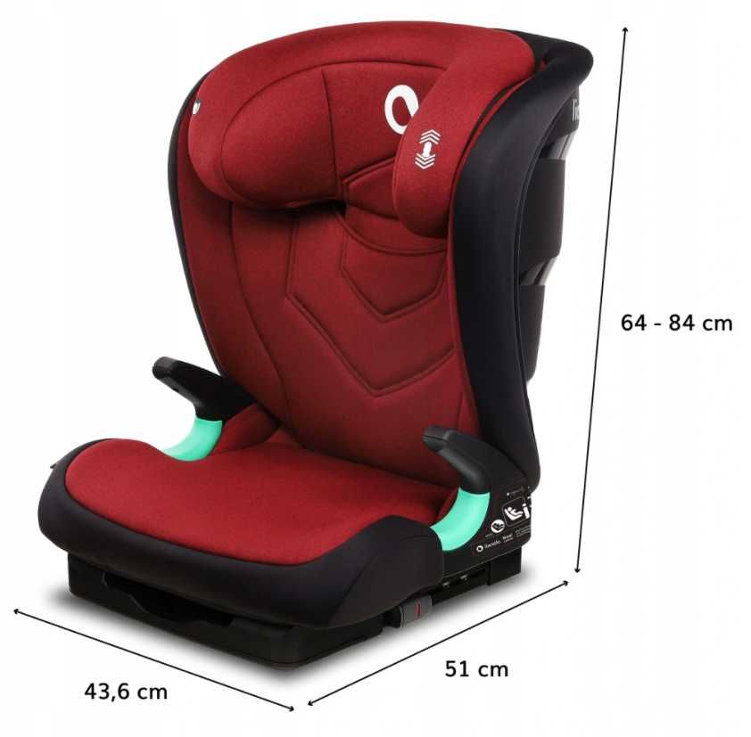 Fotelik Samochodowy Lionelo Neal 15-36 Kg Isofix POCHYLANY