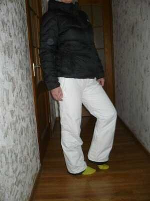 Штаны лыжные белые унисекс Brunotti M L
