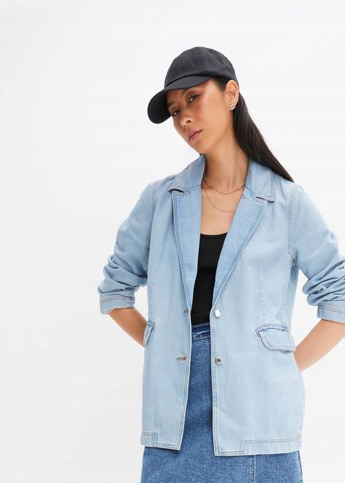 B.P.C marynarka oversize jeansowa jasnoniebieska 42.