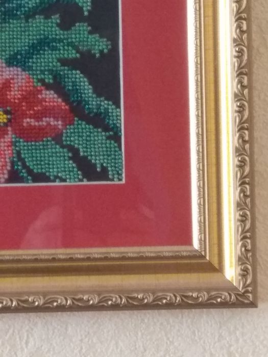 Картина бісером "Маковий розмай"