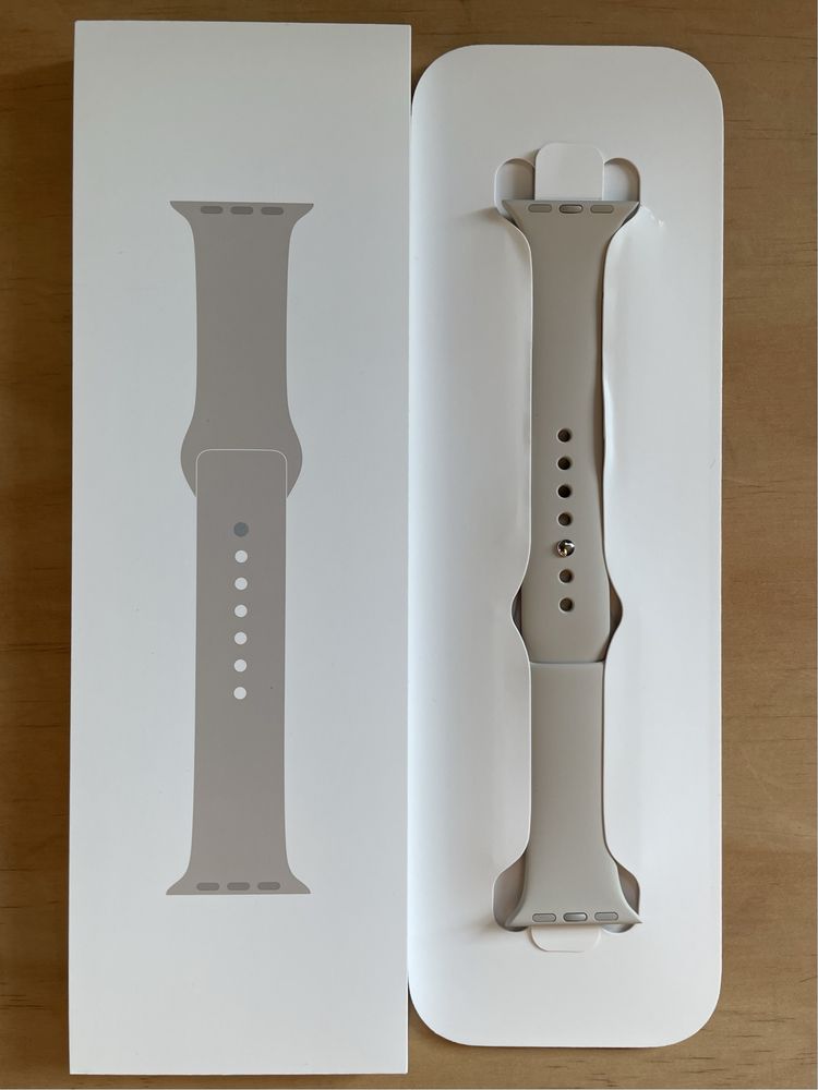 Pasek sportowy Apple Watch oryginał księżycowa poświata, 41mm, M/L