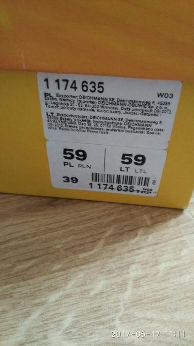 Buty rozmiar 39. Zamsz siwe.