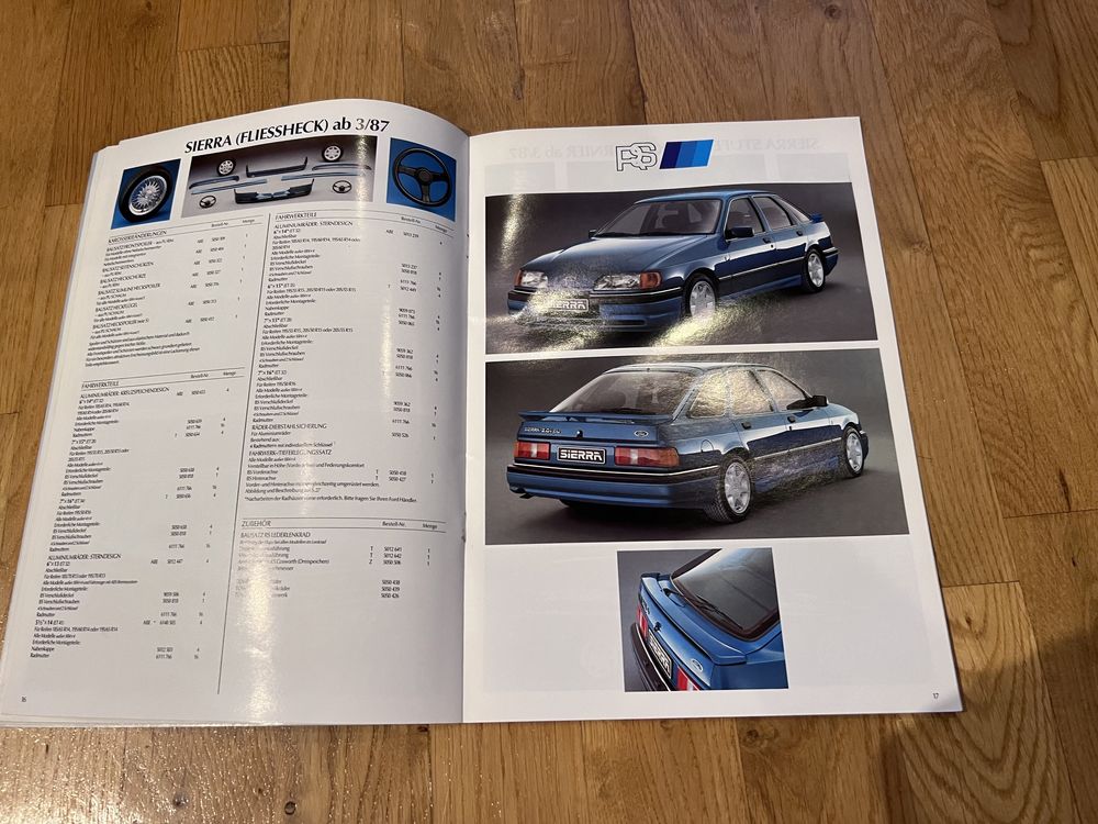 Katalog reklamowy Ford Rs Sport-Zubehör