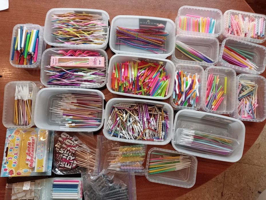 Свечи на торт и прочее