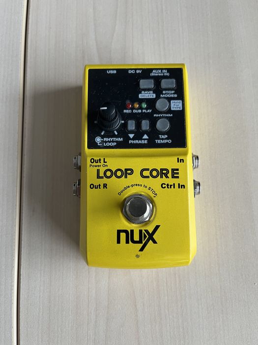 Nux loop core with percussion.