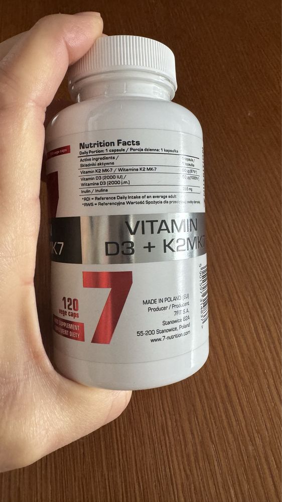 Vitamin D3 + K2MK7