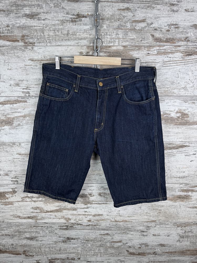 Мужские джинсовые шорты Carhartt wip bermuda размер 32 S карго