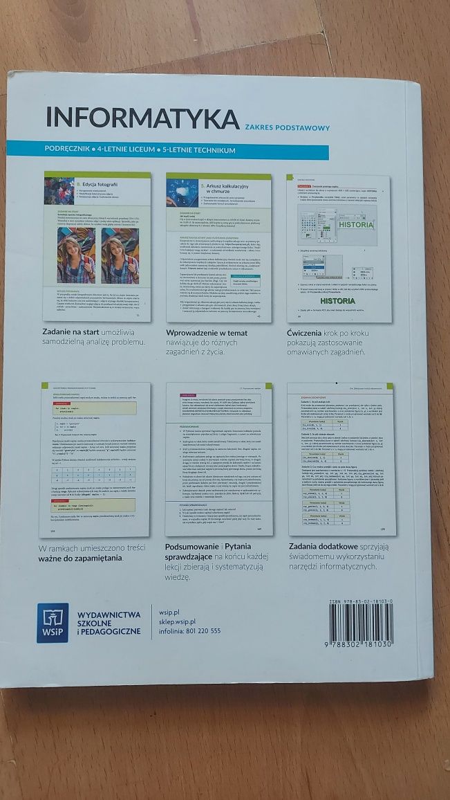 Informatyka 1 zakres podstawowy