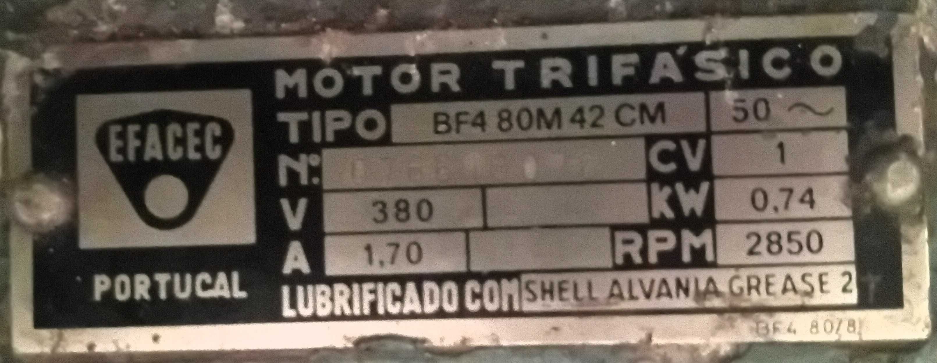 Motor Trifásico - Efacec