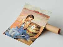 J. Malczewski Zatruta Studnia Plakat 50x70