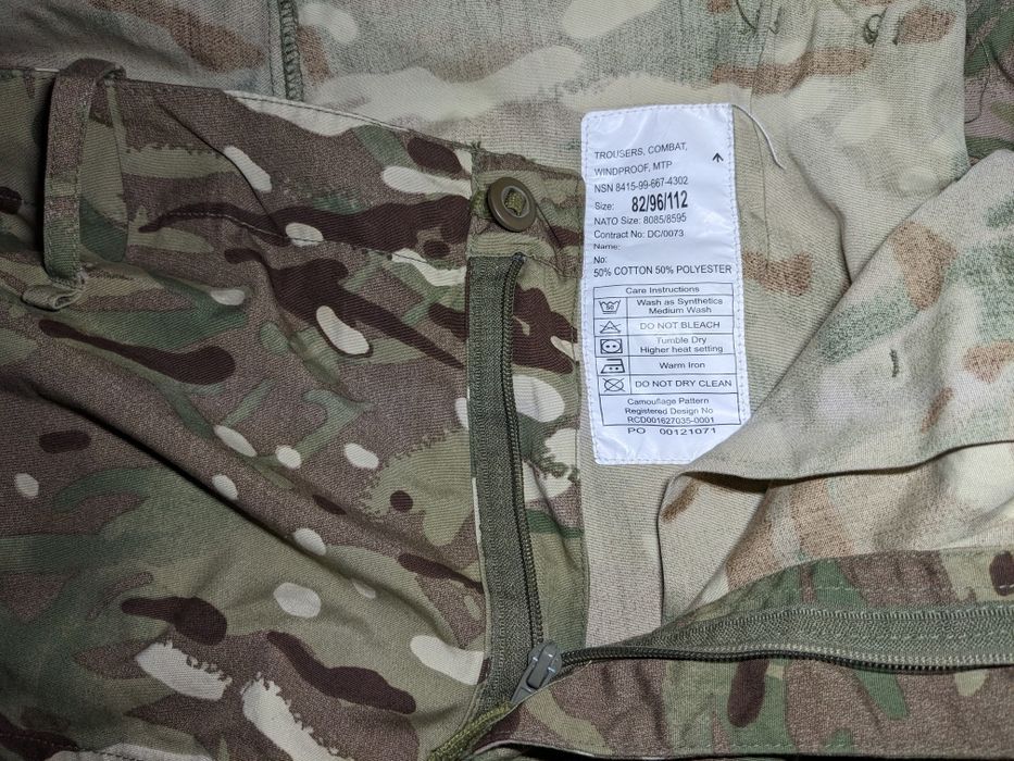 Штани та куртка 190 зріст multicam MTP combat Британка