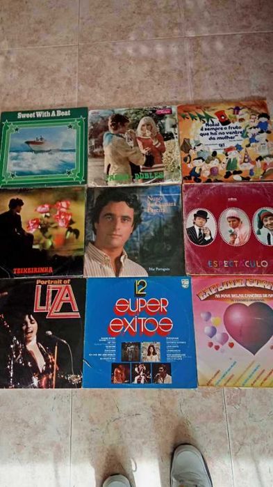lote de discos de vinil