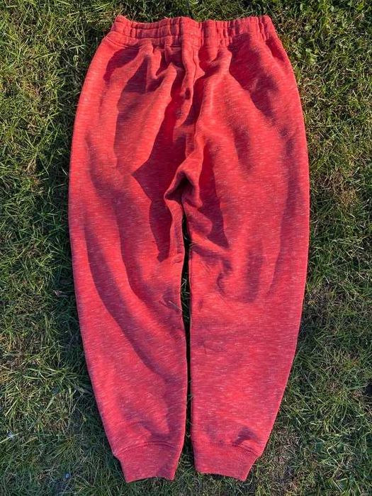 Spodnie dresowe damskie Hollister Jogger fleece XS S Czerwony