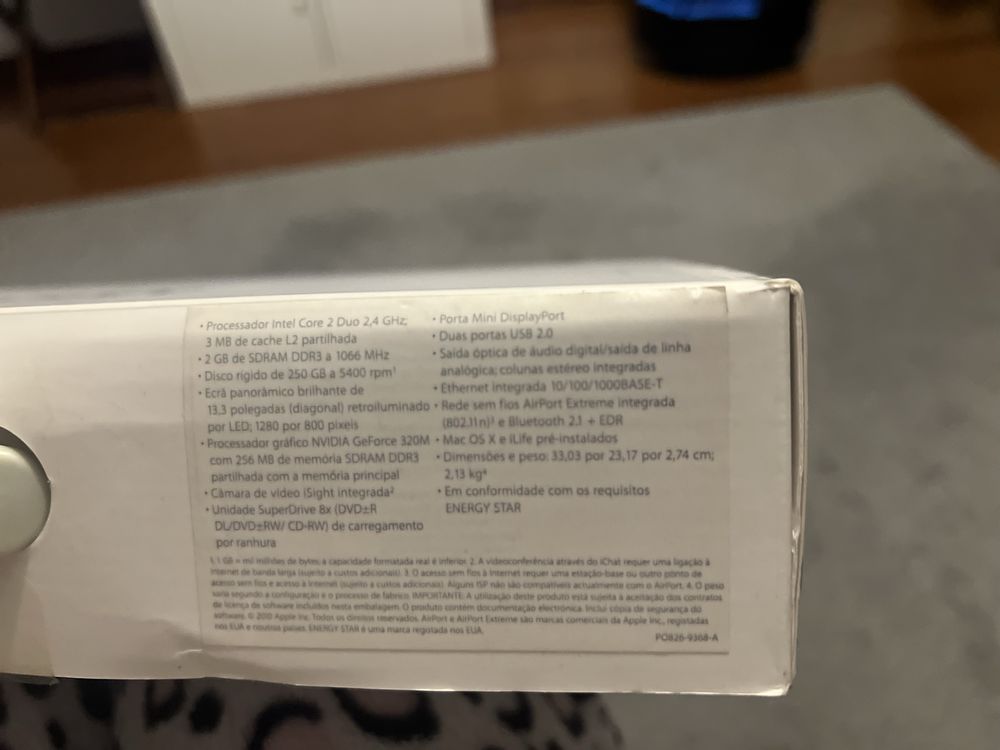 Macboock 13 2010 Branco
