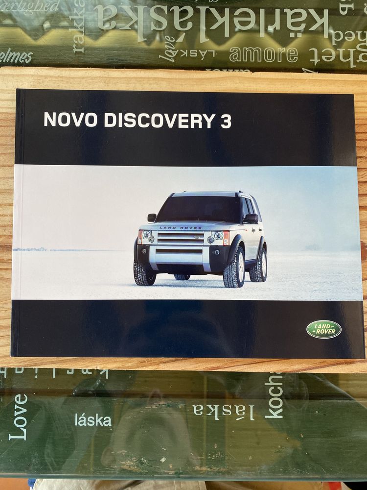Brochura Catálogo Discovery 3 2004. Versão Portuguesa