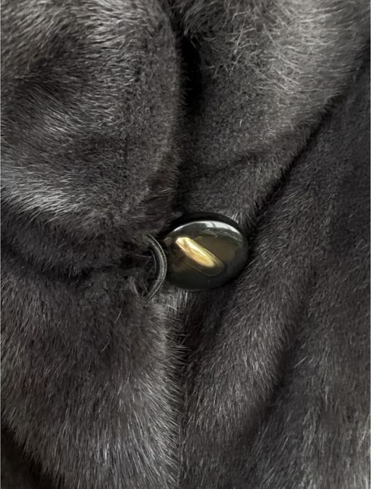 Шуба натуральна норкова сіра