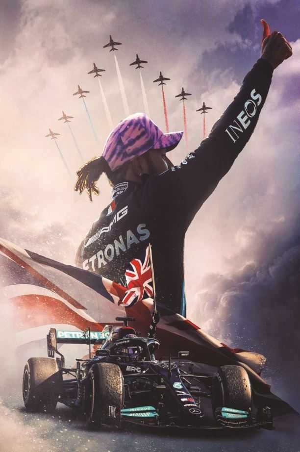 Plakat, Obraz na ścianę Lewis Hamilton 90x60 cm WZORY