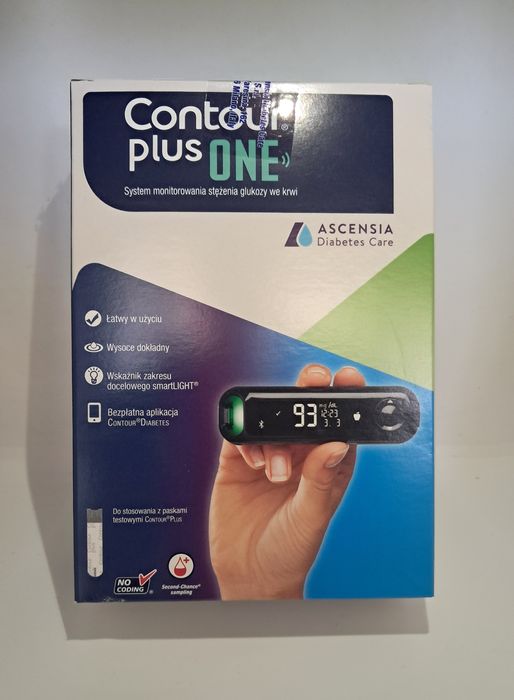 Glukometr Contour Plus One -fabrycznie nowy komplet.