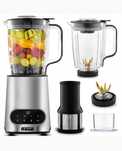Blender kielichowy Wyciskarka do soków Yoer 2200W 2,4L INOX +TURBO