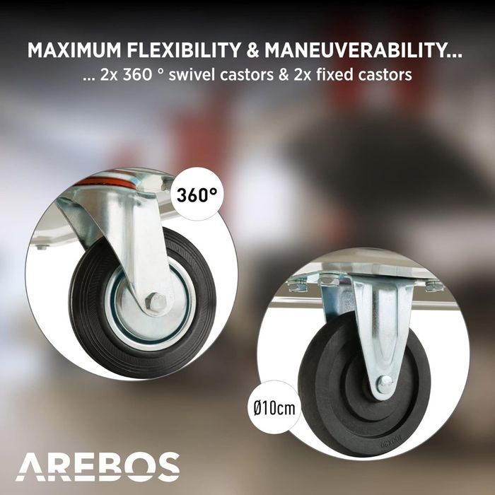 Wózek magazynowy platforma transportowa do 300 kg składana