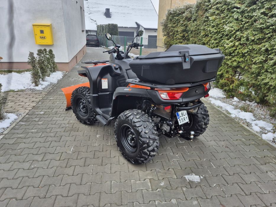 Quad Segway 600 AT6 S - 2024r. - Zarejestrowany! Pług ! Kufer! 900 km!