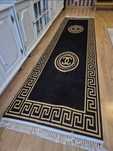 Dywan chodnik chanel    80x300  czarny welur