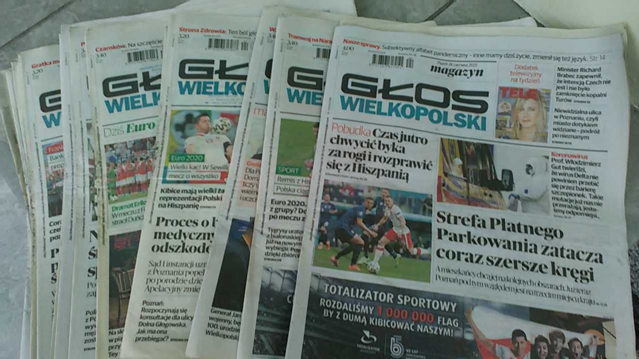 Stare gazety Głos Wielkopolski i Nasz Dziennik