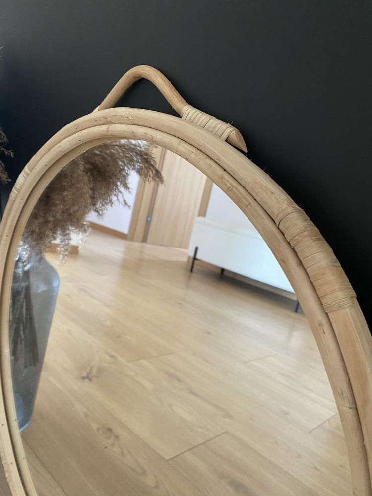 Lustro w stylu boho