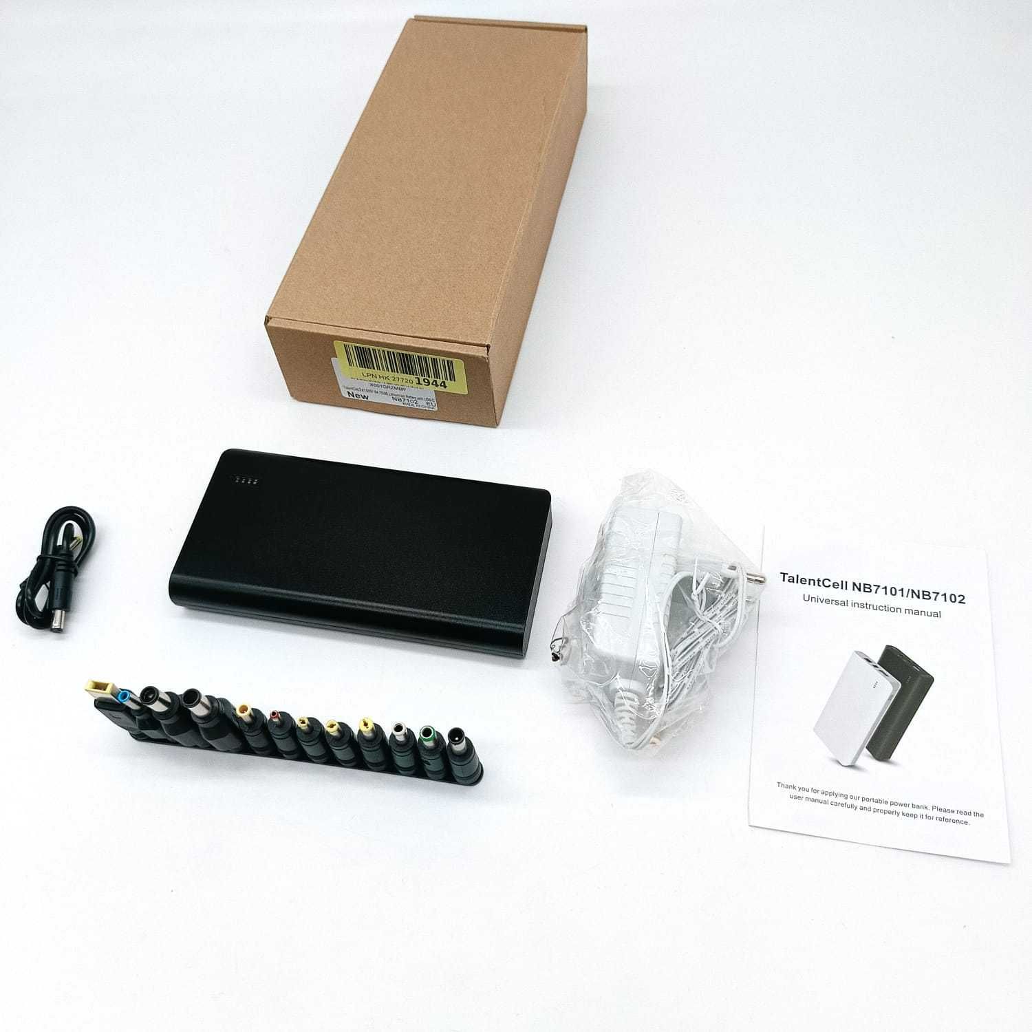 Powerbank Akumulator 17500mAh 64,75Wh DC 24/19/5V USB-C 60W TalentCell