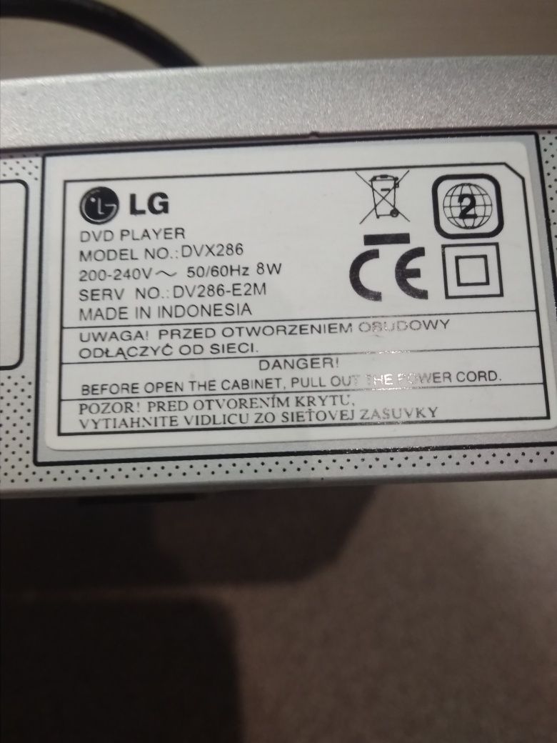 Dvd LG DVX286