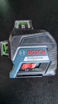 Laser liniowy poziomica BOSCH GLL 3-80 G zielony 360 NOWY