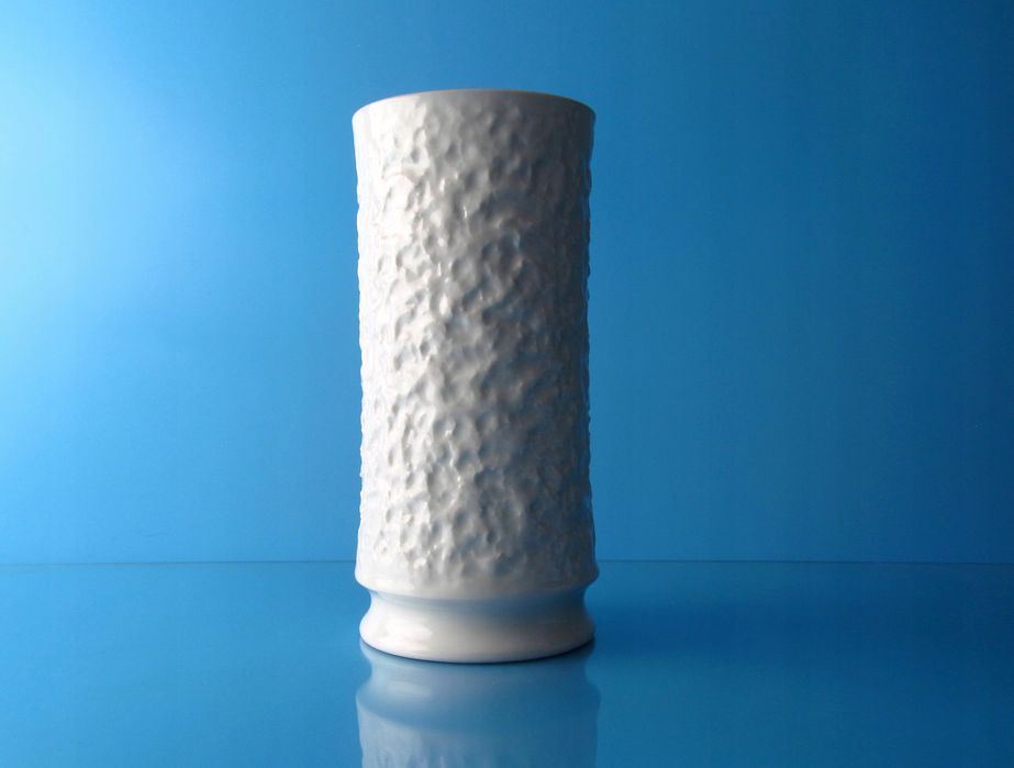 vntage 1960/70 biały porcelanowy wazon
