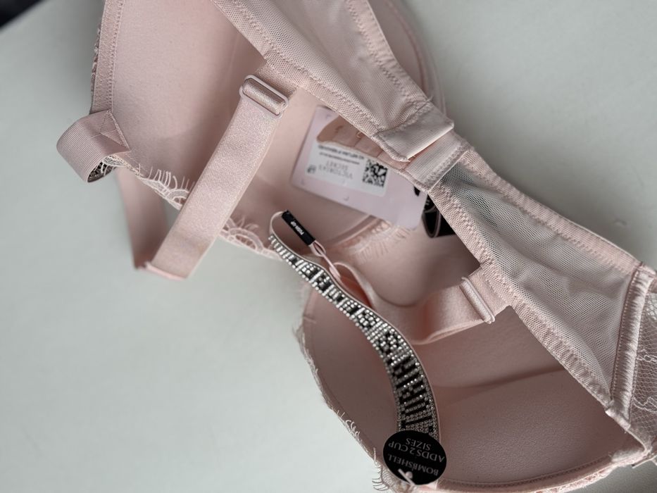 Мереживний бюст зі стразами victoria’s secret push up пушап