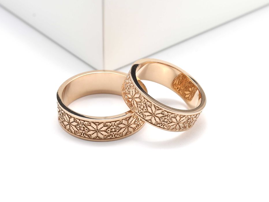 Золоті обручки 585 проби (на замовлення)