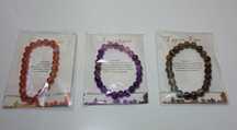 Браслет на руку из камней  Tiger eye Carnelian Amethyst Тигриный глаз